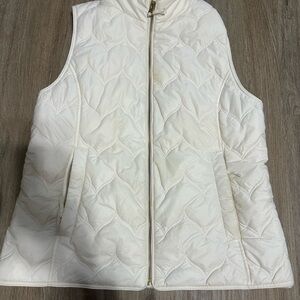 Vineyard Vines Off-White Quilted Vest